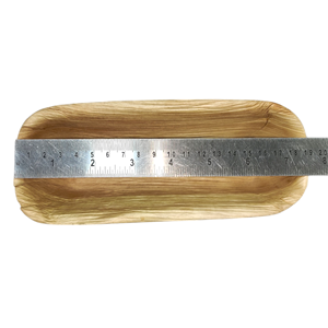 Durable 7 \ "X 3 \" Oval de cerámica y porcelana Cuenco para servir 5 cm de profundidad Desechable y biodegradable para uso en cocina y restaurante - Product Image 2