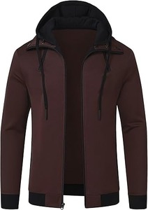 Sweat à capuche zippé pour homme en coton mélangé de haute qualité, personnalisé, en molleton brodé, respirant et écologique, idéal pour le printemps, vente en gros - Product Image 2