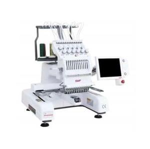 Machine à broder plate à 12 aiguilles conviviale, 1200 tr/min, haute précision, zone de broderie de 100x235 mm, tête unique, manuelle, usage domestique - Product Image 2