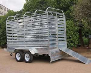 รถพ่วงสำหรับขนส่งโค กระบือ แกะ ขนาด 3500 กก. แบบปลดเร็วฉุกเฉิน - Product Image 2