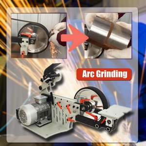 Pulidora de cinta de 2x72 pulgadas para fabricación de cuchillos, pulidora de metal de banco de 3 ángulos, afilador de ruedas abrasivas para máquinas de pulido multiángulo - Product Image 5