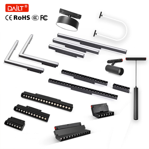 Hiện đại trong nhà LED theo dõi ánh sáng SMD Chip lõm mặt dây dẫn đèn nhôm cơ thể từ tuyến tính nam châm theo dõi cao CRI 90 - Product Image 1