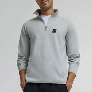 Lightweight Men Half Zip <b>Jacket</b> <b>With</b> Breathable Mesh <b>Lining</b> For Sports Gym And Daily Wear Men Half Zip <b>Jacket</b> - Product Image 2