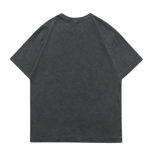 เสื้อยืดผู้ชายลายกราฟิก แขนสั้น คอกลม สไตล์วินเทจ สตรีทแวร์ พิมพ์ลายลำลอง ขายส่ง แฟชั่น น้ำหนัก 280 กรัม ทรงโอเวอร์ไซส์ - Product Image 2