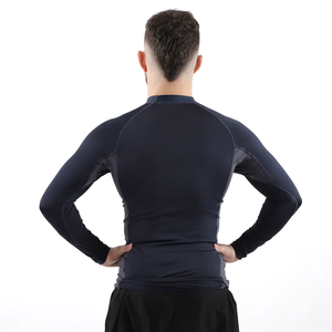 Service OEM Haute Qualité Sublimation Complète Protège-éruptions Impression Personnalisée Muscle Fit Musculation Compression Rashgaurd Hommes - Product Image 3