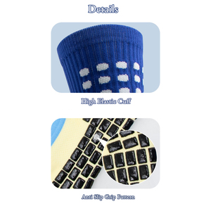 High Quality Customised Football Grip <b>Socks</b> for Men <b>Breathable</b> Long Sports Knee High Soccer <b>Socks</b> With 3D Print Logo on Bottom - Product Image 5