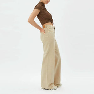 Overol de Mezclilla de Pierna Ancha para Mujer, Estilo Urbano, Color Gris, Transpirable, de Secado Rápido, Ecológico, Ropa Casual de Calle, 100% Algodón - Product Image 5