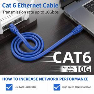 <span class=keywords><strong>Cable</strong></span> <span class=keywords><strong>Ethernet</strong></span> RJ45 UNIEAN Impermeable para Exteriores Cat6 U/UTP Blindado de 2500 Mbps, Cobre Puro, 10 m - Product Image 2