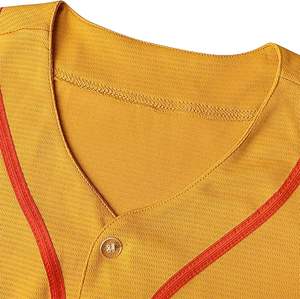 Maillots de baseball sublimés personnalisés de qualité supérieure, vêtements de sport respirants, vente en gros, tenues d'équipe, maillots numérotés 100% polyester - Product Image 3