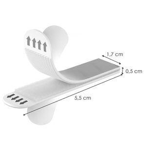 Adhesive Hanging Strips with Velcro 16 x 55 mm. Blister pack of 4 units - Product Image 2