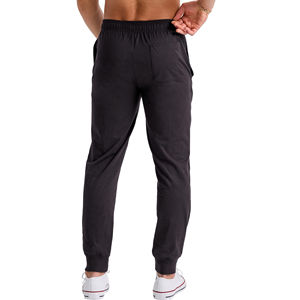 Pantalons de jogging décontractés unisexes personnalisés, coupe longue et régulière, taille élastique, 3 poches, 100% coton, pantalons de sport OEM - Product Image 6
