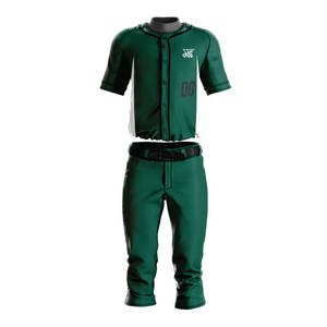 ชุดเบสบอลแบบกำหนดเองสำหรับทีมกีฬา ขายตรงจากโรงงาน สำหรับการแข่งขันของโรงเรียน วิทยาลัย หรือสโมสร มีทุกขนาด - Product Image 1