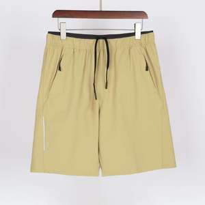 <b>Men</b> <b>Elastic</b> <b>Waist</b> <b>Shorts</b> Half Length Casual <b>Shorts</b> with Invisible Zipper Pocket for Man Nylon Spandex ShortsDDP shipping Joggers - Product Image 5