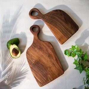 Tabla de cortar de madera maciza de Acacia personalizada con tapa transparente para cocina para servir pizza y preparar aperitivos - Product Image 2