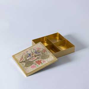 Boîtes de rangement décoratives en laiton faites à la main - Product Image 2