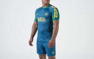 Diseña Tus Propias Camisetas de Compresión MMA Bjj Rash Guard 2026, Venta al por Mayor, Sublimación Personalizada, Spandex Corto - Product Image 3