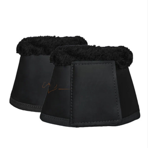 Bottes cloche de cheval en cuir PU imperméables et durables pour la compétition d'entraînement ou l'équitation quotidienne avec doublure en polyester doux teddy - Product Image 4
