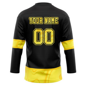 Diseño libre de transferencia de calor de impresión Club Team Wear mejor precio hombres Hockey sobre hielo Jersey logotipo personalizado hombres sublimación Hockey sobre hielo Jersey - Product Image 6