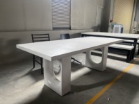 New Style Umwelt Weiß beton Esstisch Beton Design Möbel Lieferanten von vietnam ischen Fabrik