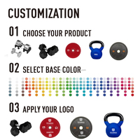 Mancuernas de Titanio con Diseño CPU, Elegantes y Resistentes, Color Negro, con Peso Ajustable (2.5kg-70kg) para Gimnasio
