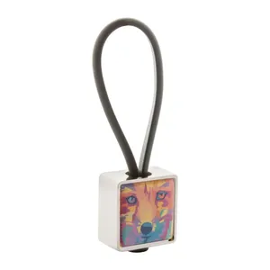 Porte-clés en métal blocs personnalisable pour le merchandising - Product Image 2
