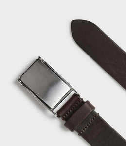 Ceinture décontractée tendance de haute qualité pour hommes en cuir véritable avec nouveau design à carreaux et ceintures en cuir à lettres personnalisées pour hommes - Product Image 4