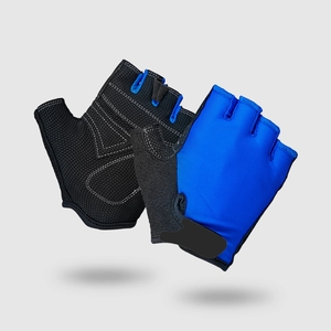 Demi-doigt gants de cyclisme haltérophilie rembourré paume en cuir synthétique haute qualité Logo personnalisé couleur/taille personnalisée - Product Image 3