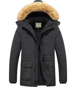 Veste d'hiver longue à capuche pour homme tendance 2025, veste en duvet chaude de haute qualité, personnalisée, moelleuse, résistante au froid - Product Image 1