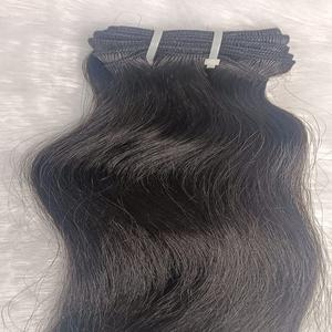 Extensions de cheveux Body Wave Cheveux indiens naturels Sans produits chimiques Donner unique sans poux Extension de cheveux humains pour femmes noires - Product Image 2