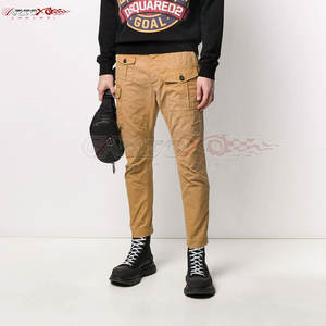 Pantalones Cargo elásticos para hombre con diseño ajustado y diseño de bolsillo funcional para uso activo Pantalones Cargo para hombre resistentes al agua - Product Image 2