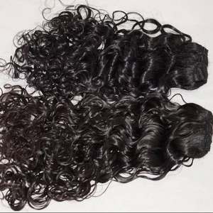 Venta al por mayor de cabello virgen indio de trama de máquina 100% paquetes de cabello humano Temple Collection extensiones crudas DEL SUR DE LA India - Product Image 3