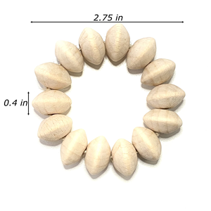 Servilleteros de madera, servilleteros de cuentas de madera de granja para decoración de boda, tamaño personalizado, los más vendidos - Product Image 3