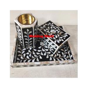 Soporte de incienso para fragancia de habitación de casa Madre de perla Mubkhar Tamaño personalizado Bakhoor de madera de lujo - Product Image 1