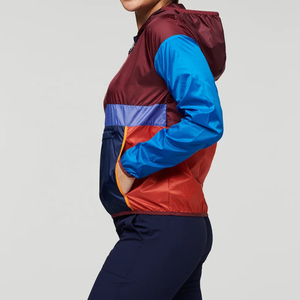 2025 femmes grande taille décontracté coupe-vent veste à capuche imperméable avec Logo personnalisable hiver fermeture à glissière prix pas cher - Product Image 3
