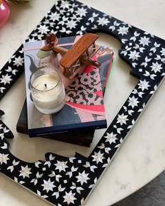 ถาดเสิร์ฟช็อกโกแลตและขนมหรูหราสำหรับเทศกาลรอมฎอนและอีด ถาดทันสมัยประดับมุกอย่างมีศิลปะ - Product Image 5