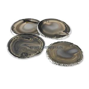 New Look Table Decor Sous-verres en agate Meilleure qualité Tampons de forme personnalisés Outils de maison et de cuisine pour les placements de mariage et d'événements - Product Image 5