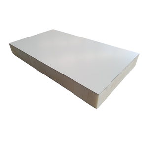 Panneau sandwich en polyuréthane fabriqué par un fabricant OEM avec une épaisse plaque d'acier, panneau mural sandwich pour application en chambre froide - Product Image 1