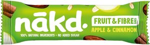 Barre de fruits et de fibres Nakd' à la pomme et à la cannelle - Vegan - Sans gluten - Collation saine, 44g (Paquet de 16 barres) - Product Image 3