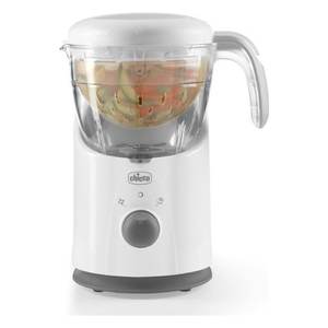 Cuiseur de nourriture pour bébé Chicco Easy Meal 500W blanc, cuiseur vapeur électrique 1L, modèle 00007656000000 - Product Image 2