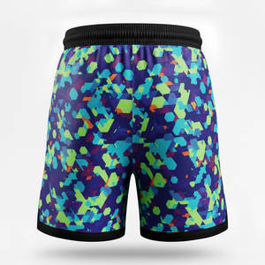 กางเกงบาสเก็ตบอลผ้าซาตินสำหรับผู้ชาย ทรงเอวสูง แห้งเร็ว ระบายอากาศได้ดี เหมาะสำหรับการเล่นเกมที่มีความเข้มข้นสูง - Product Image 2