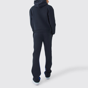 Chándal acampanado de algodón 100% para hombre, talla personalizada, estampado sólido, transpirable, peso medio, ropa de entrenamiento de secado rápido para uso en invierno al aire libre - Product Image 2