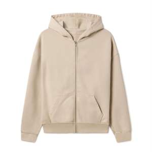 เสื้อมีฮู้ดมีซิปแฟชั่นผู้ชาย | แจ็คเก็ตซิปสบายพร้อมฮู้ดปรับได้ - Product Image 1