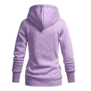 Classic Fleece Casual <b>Zip</b>-<b>Up</b> <b>Hoodie</b> for Men Women Lightweight Breathable Plus Size Sweatshirts Winter Season OEM Design - Product Image 2