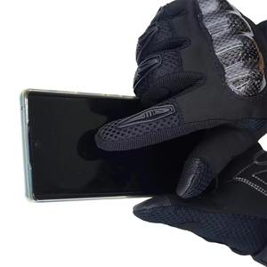 Gants de moto en cuir véritable unisexes avec logo personnalisé, gant de course avec meilleure gamme - Product Image 4