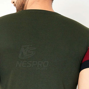 เสื้อยืดผู้ชายสีพื้น ดีไซน์ล่าสุด ผ้าฝ้าย 100% แห้งเร็ว ระบายอากาศดี เป็นมิตรกับสิ่งแวดล้อม ทนทาน เหมาะสำหรับกิจกรรมกลางแจ้ง NES PRO SPORTS - Product Image 6