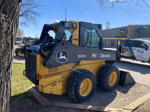 Para cargadora de dirección deslizante de 320G, cargadora frontal, máquina de pista compacta, alta capacidad de carga, incluye motor diésel - Product Image 2