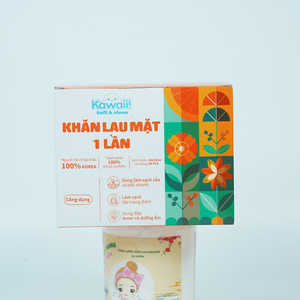 Kawaii Toallitas de Limpieza Facial Rollo 300 Hojas Compacto 10x10cm Tamaño Desechable e Higiénico Fábrica de Vietnam - Product Image 3