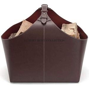 Seau à charbon en cuir extra épais de qualité supérieure avec coutures soudées sécurisées pour éviter les fuites et améliorer la durabilité globale - Product Image 6