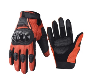 ถุงมือมอเตอร์ไซด์สำหรับแข่งมอเตอร์ไซด์สำหรับผู้ชายและผู้หญิงถุงมือหนังระบายอากาศได้ดีสำหรับเล่นกีฬา - Product Image 3