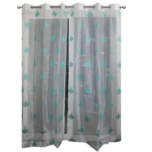 Rideau transparent de luxe de qualité douce Rideau transparent décoratif de meilleure qualité Rideau transparent exportateur en Inde - Product Image 1